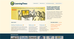 Desktop Screenshot of learningtimes.com
